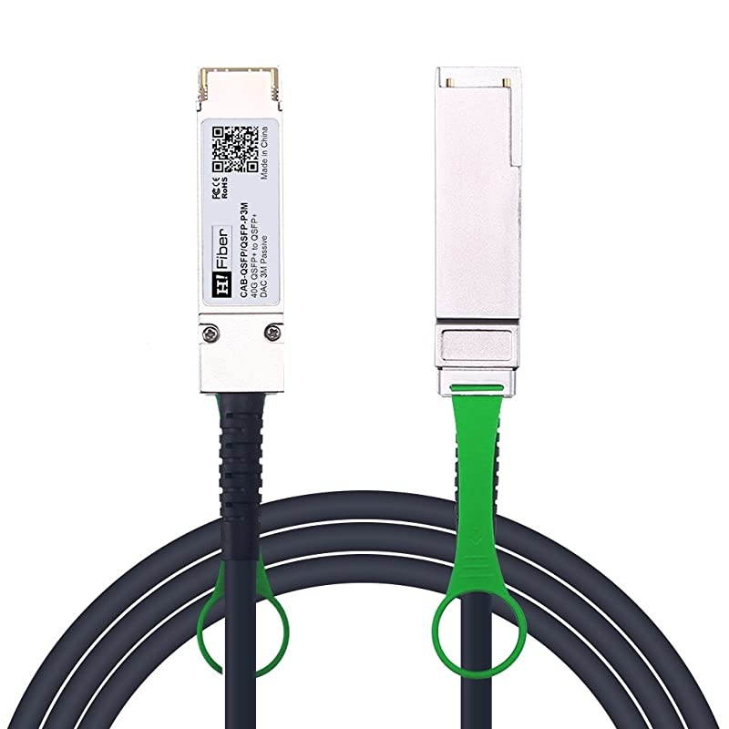 40G QSFP+ DAC Cable 40GBASE-CR4 Twinax Cable for Cisco QSFP-H40G-CU3M,Netgear,Ubiquiti, D-Link,SuperMicro