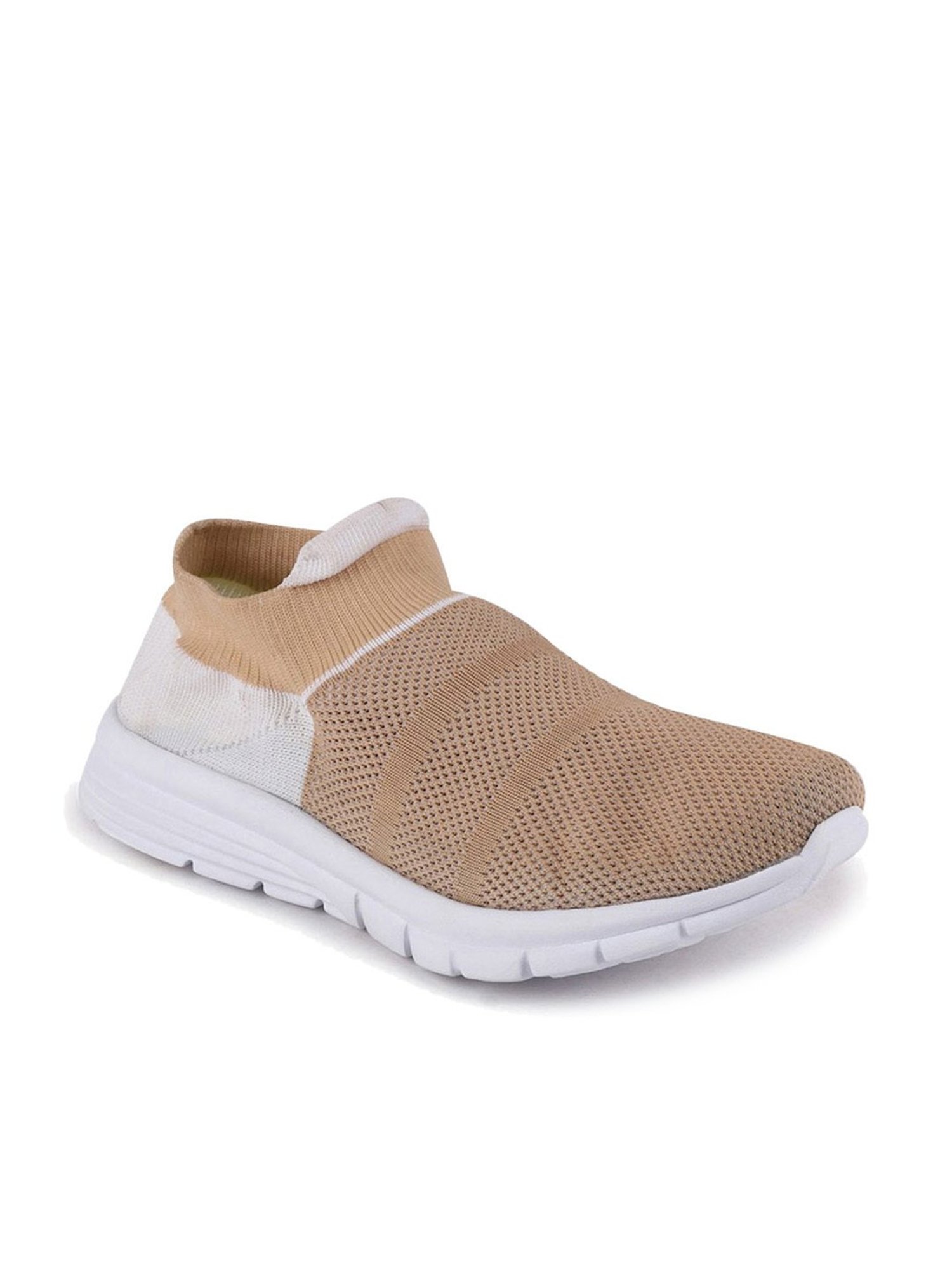 Fausto Women's Beige Walking Shoes