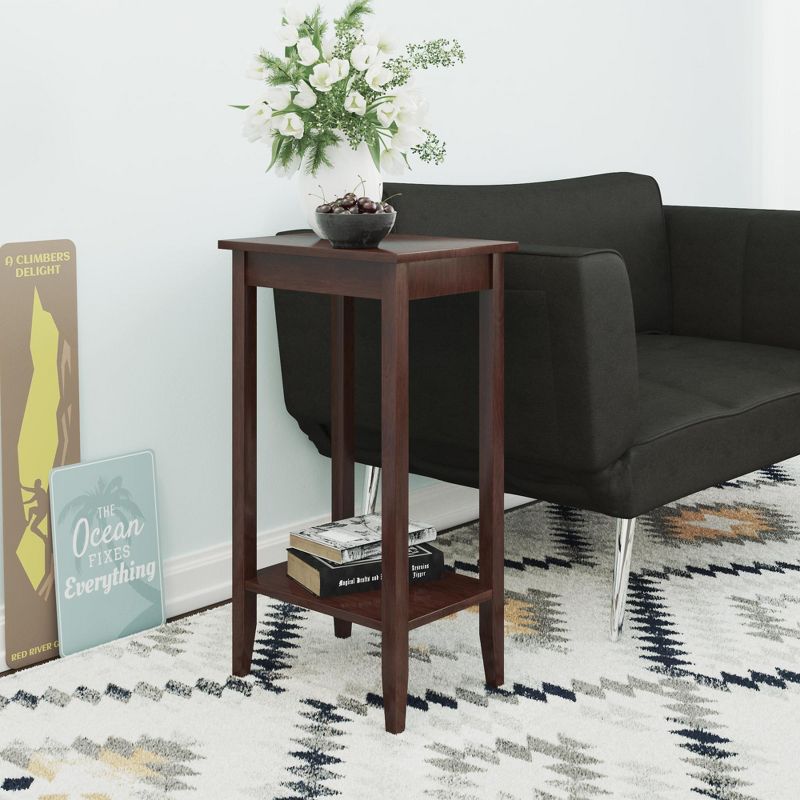 Rosewood Tall End Table - Coffee - Dorel Home Products