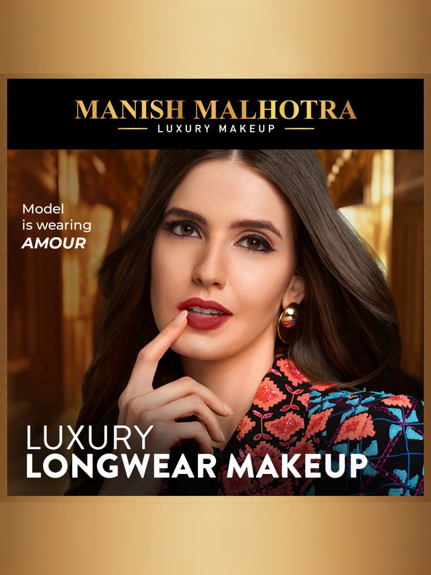 MyGlamm Manish Malhotra Soiree Creamy Matte Lipstick Dreamy - 4.2 gm