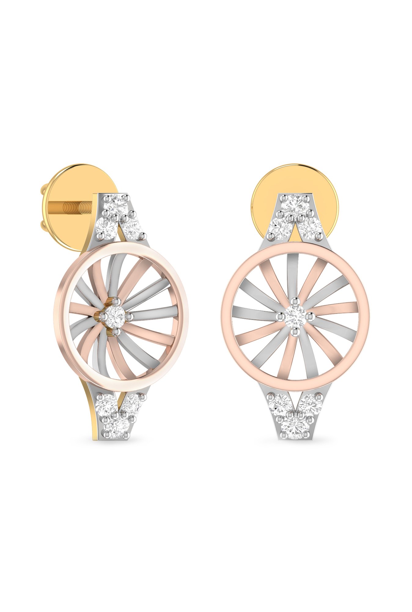 PC Jeweller Dallin 22 kt Gold Earrings