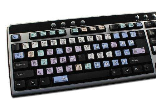 MAGIX SOUND FORGE GALAXY SERIES NEW KEYBOARD LABELS SHORTCUTS 12x12 SIZE