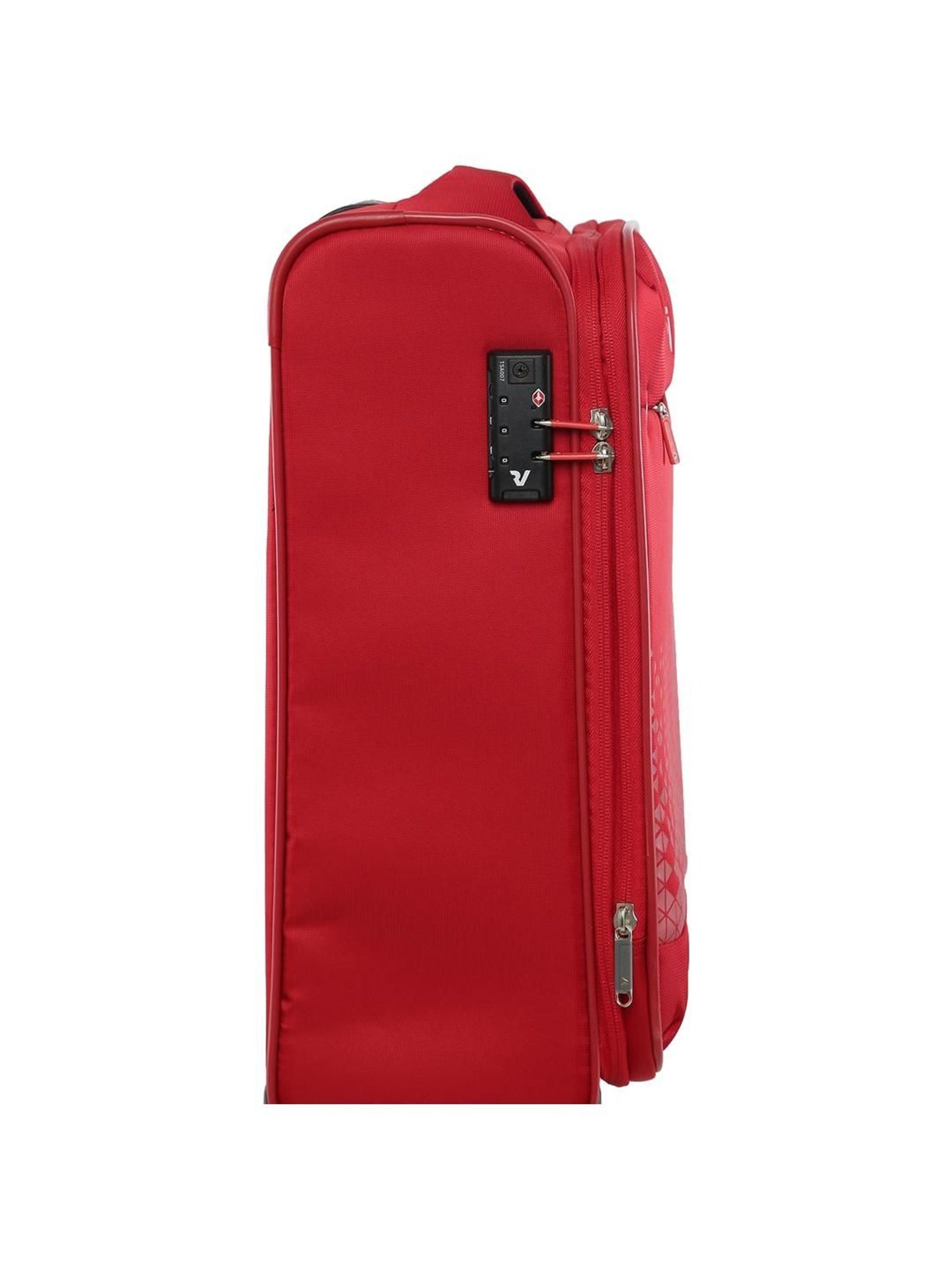 Roncato Crosslite Rosso Solid Soft Cabin Trolley Bag -21 cm
