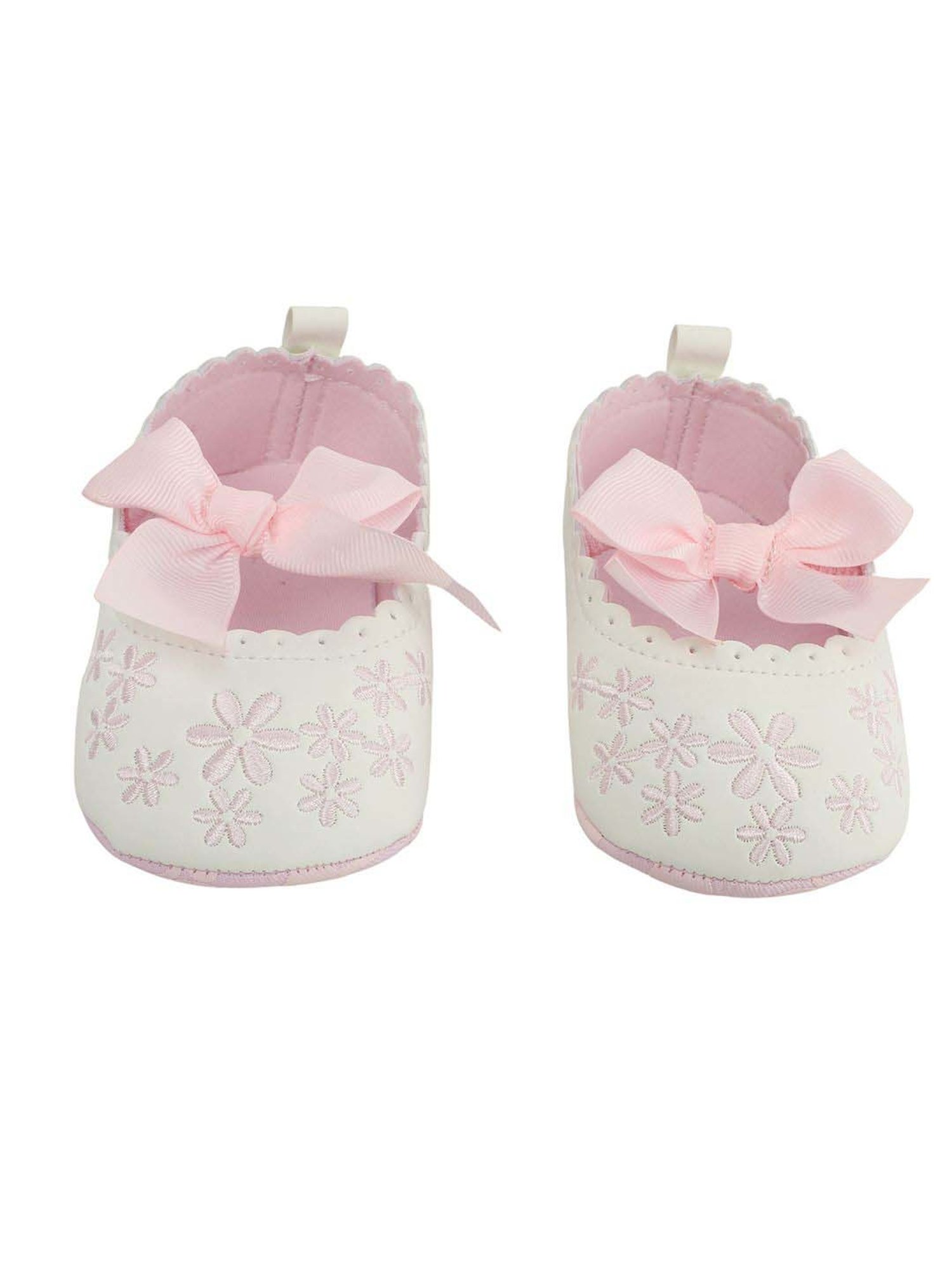 Baby Moo Kids White Casual Mary Jane Shoes
