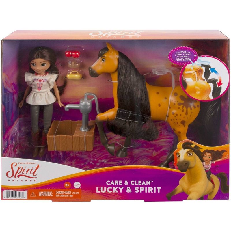 Spirit Untamed Care & Clean Lucky & Spirit Playset