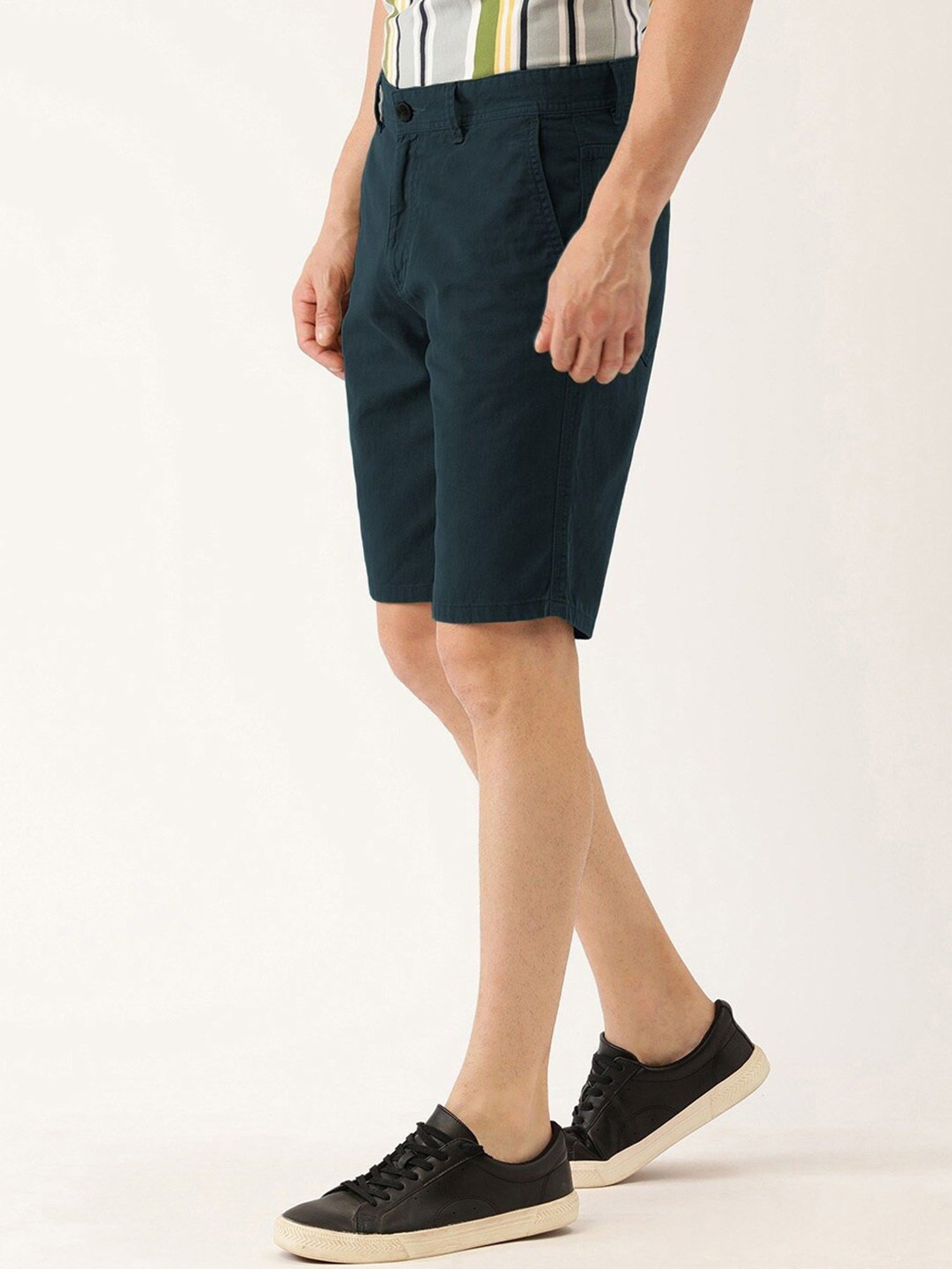 IVOC Navy Slim Fit Shorts