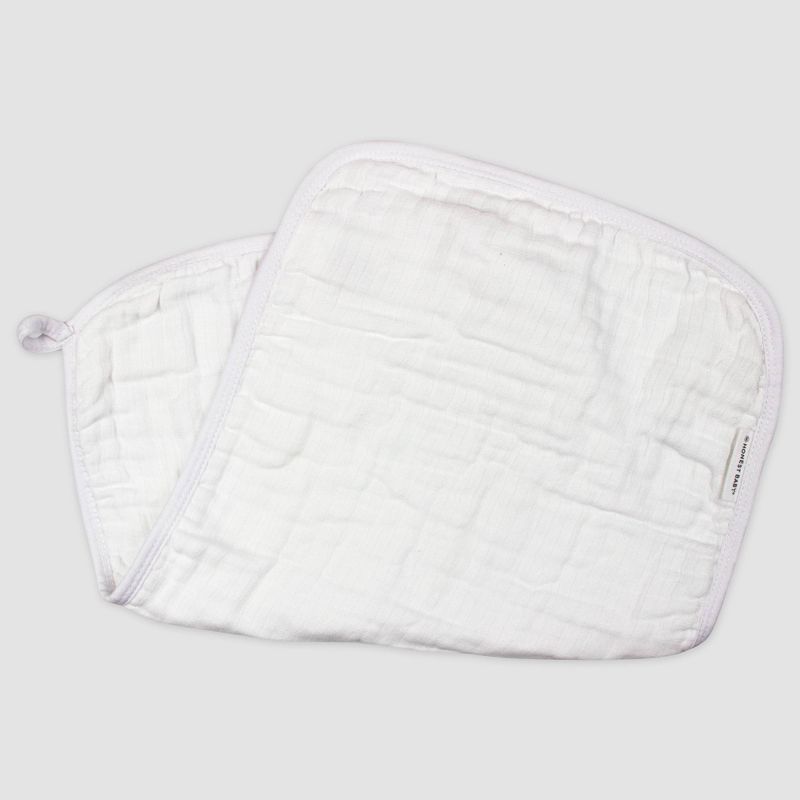 Honest Baby 4pk Organic Cotton Burp Cloth