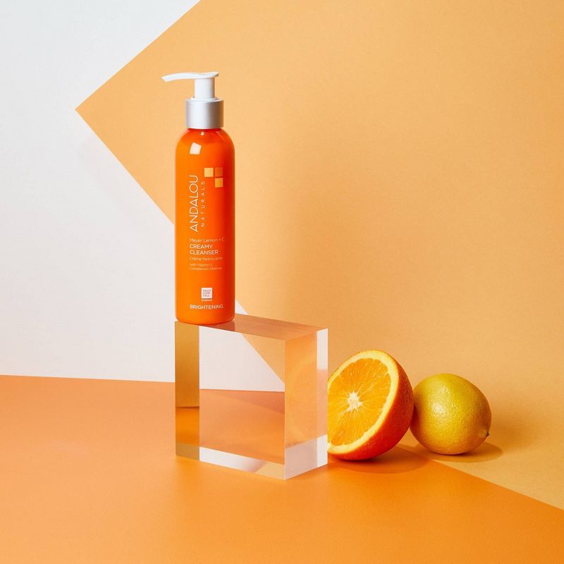 Andalou Naturals Meyer Lemon and Vitamin C Creamy Cleanser - 6 fl oz