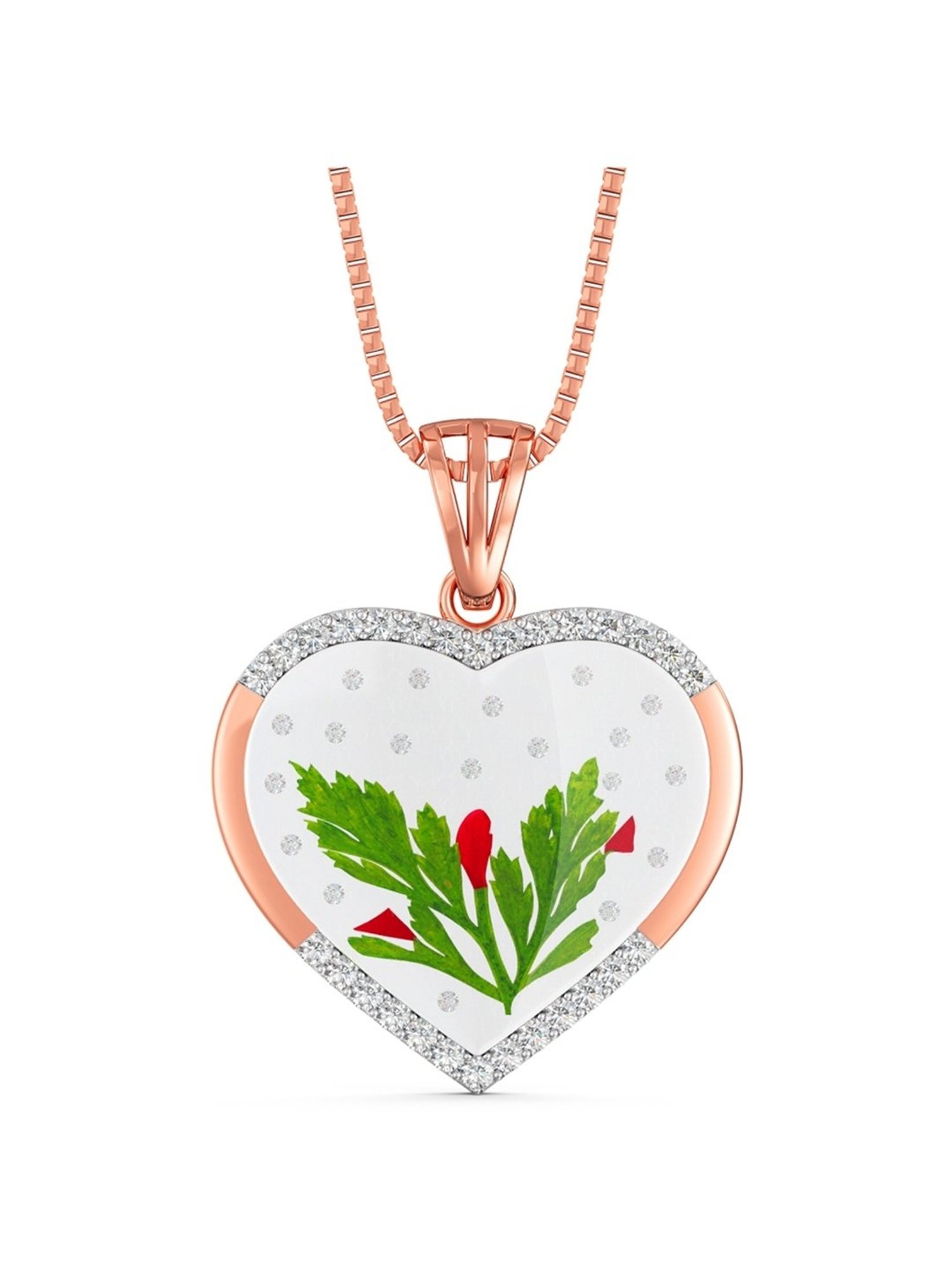 Joyalukkas 18k Gold Twinkled Diamond Pendant