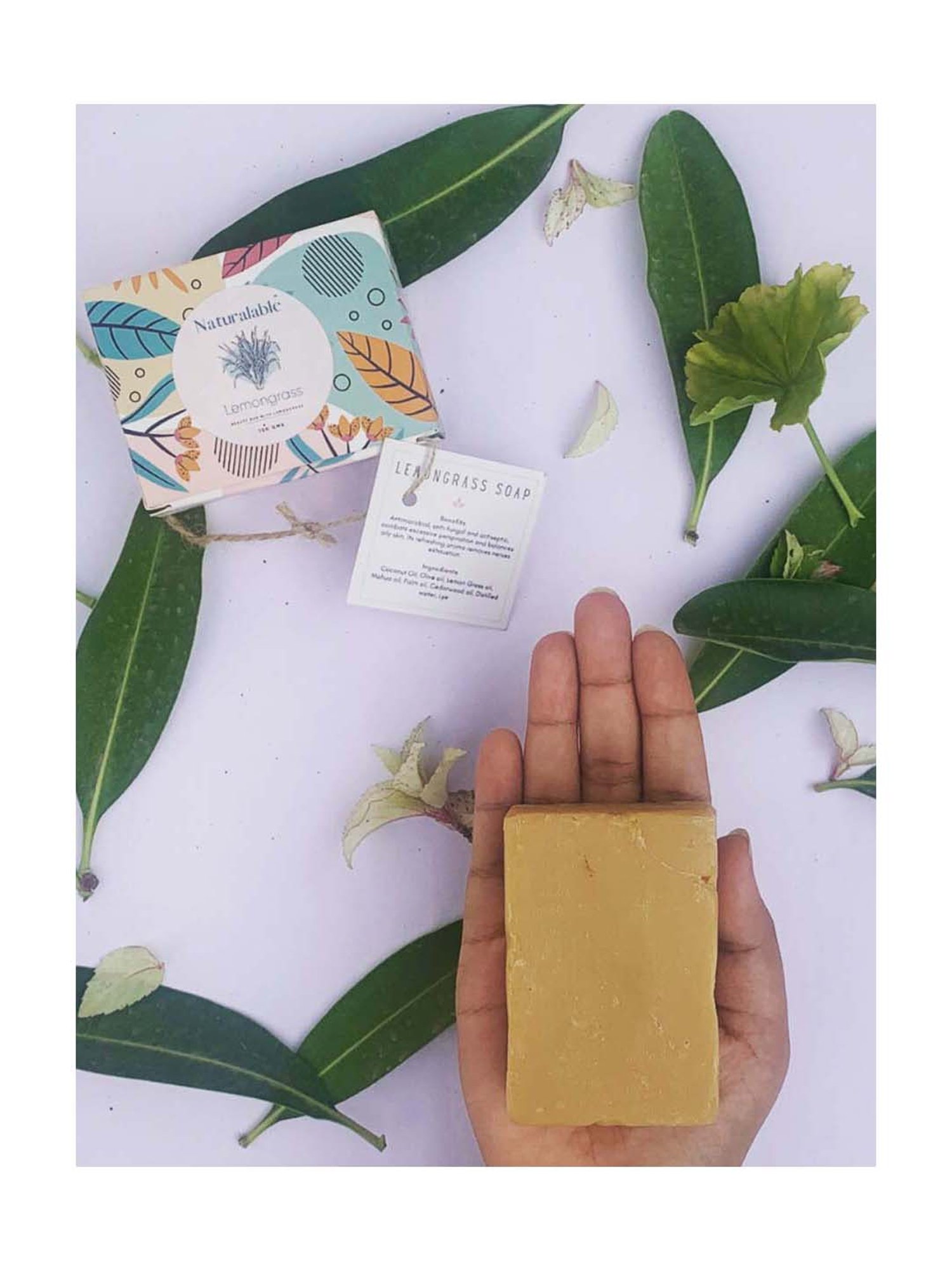 Naturalable Lemongrass Soap - 100 gm