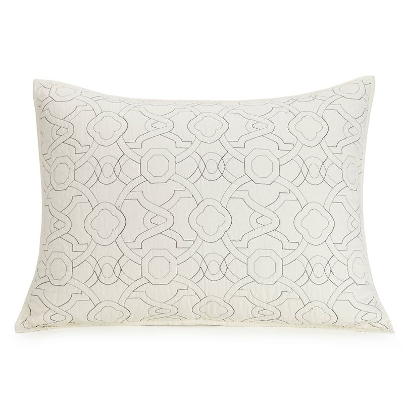 Ayesha Curry Agadir Standard Sham Cream