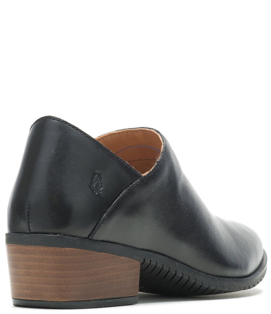 Hush Puppies Sienna Leather Block Heel Shooties