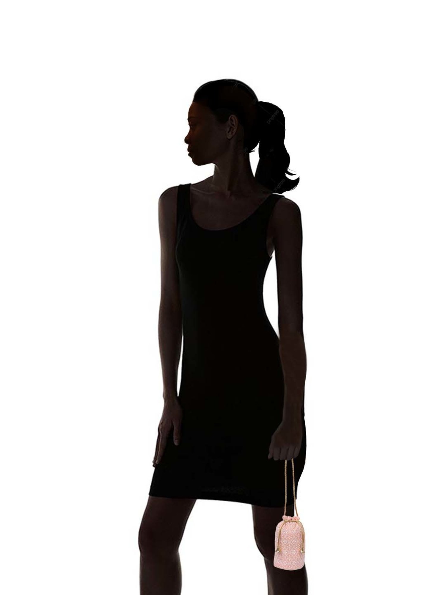 Aditi Wasan Pink Fabric Potli