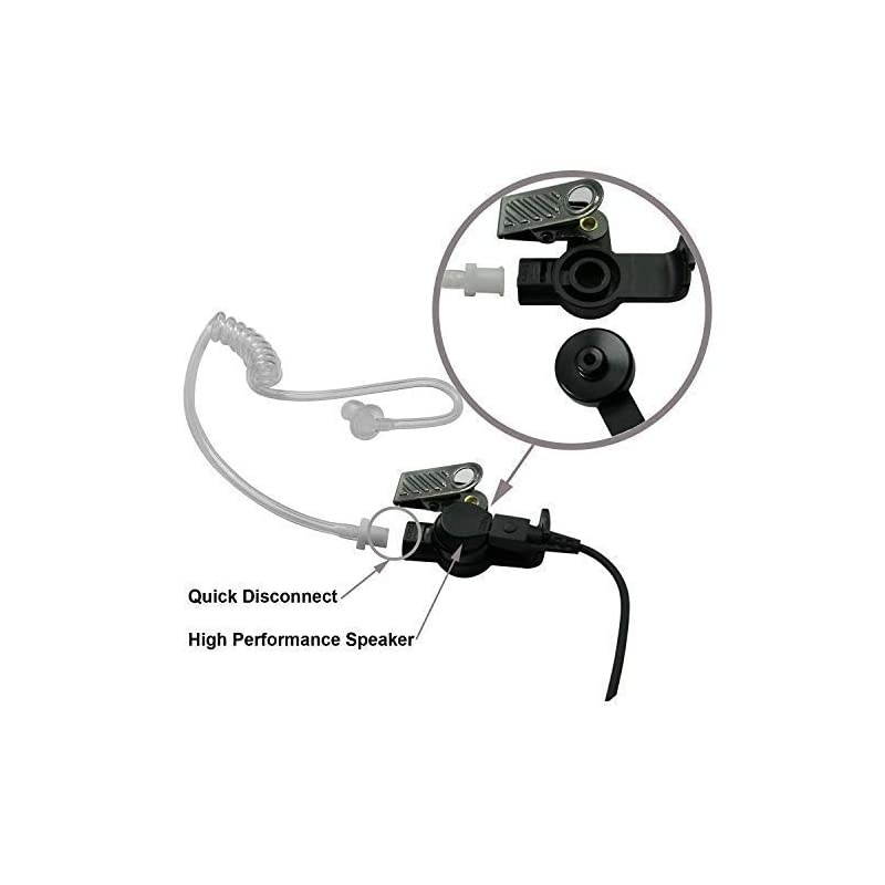 Walkie Talkie Headset for Midland Earpiece with Mic Security Headsets for Two Way Radios Compatible with Midland GXT1000VP4 LXT500VP3 GXT1050VP4 GXT1000XB etc by 6 Pack