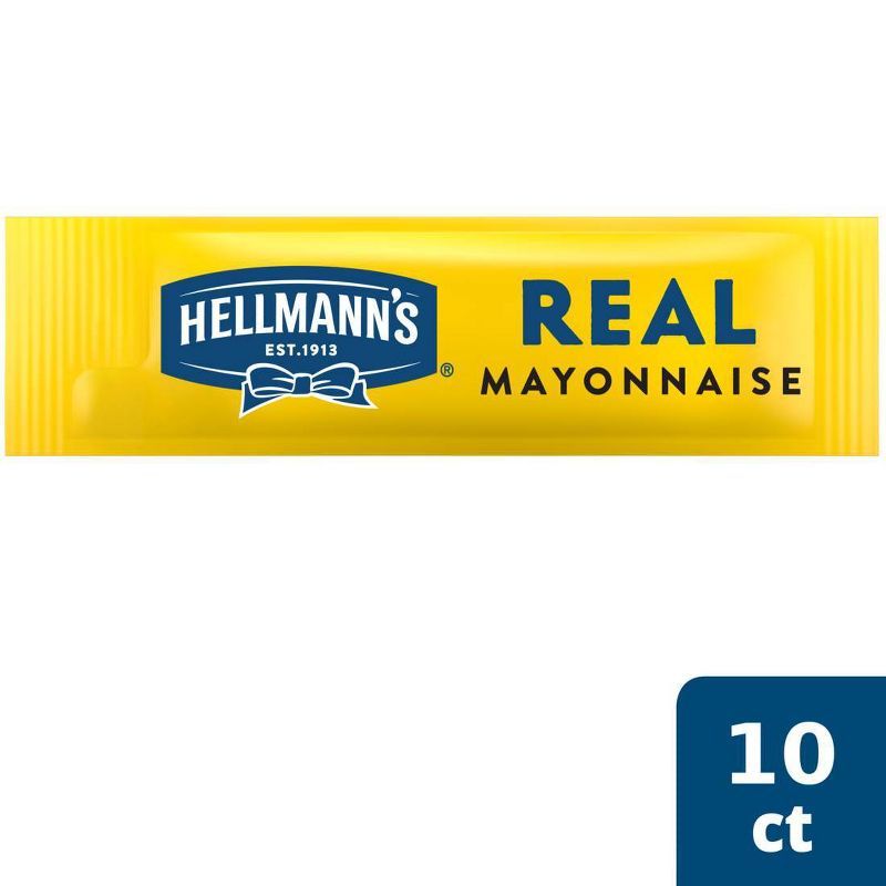 Hellmann's To Go Packets Real Mayonnaise - 10ct