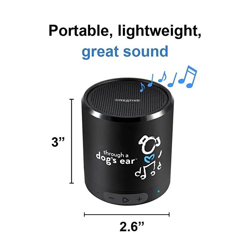 50b Bluetooth Speaker + 3hrs ClinicallyTested Classical Dog Calming Music Through a Dogs Ear | Your Proven Canine Anxiety Solution
