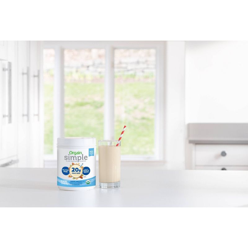 Orgain Organic Simple Ingredient Protein Powder - Vanilla - 1.25lbs