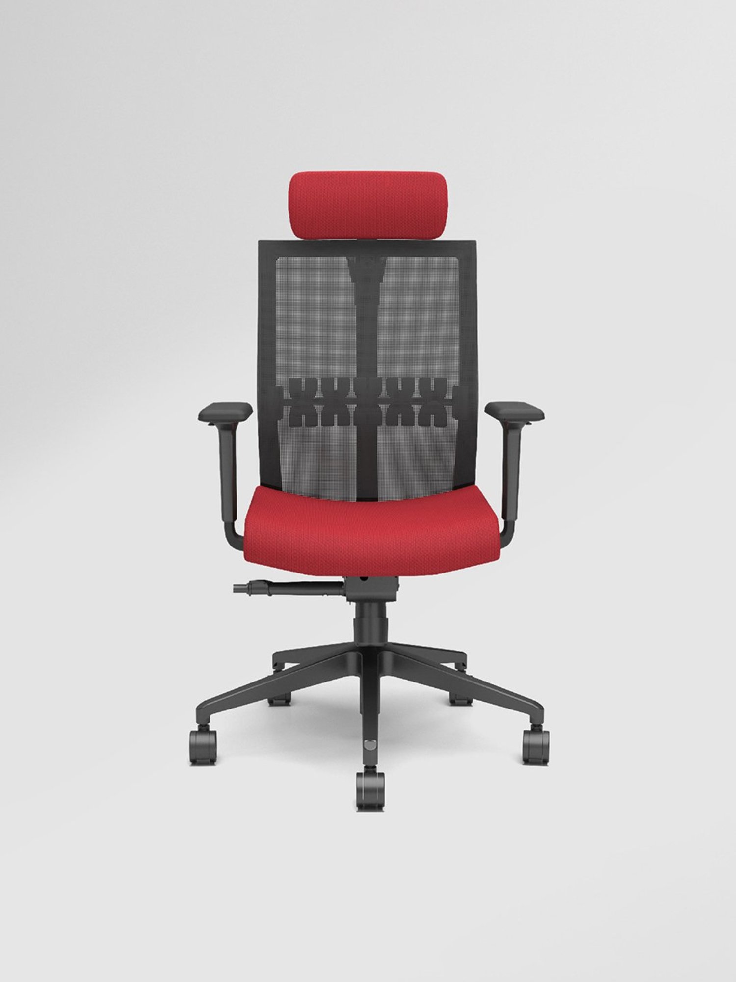 Godrej Interio Aero Red & Black Nylon High Back Chair