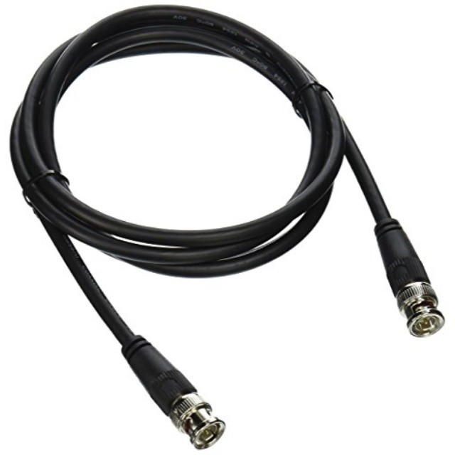 C2G/Cables to Go 40026 75 OHM BNC Cable, Black (6 Feet)