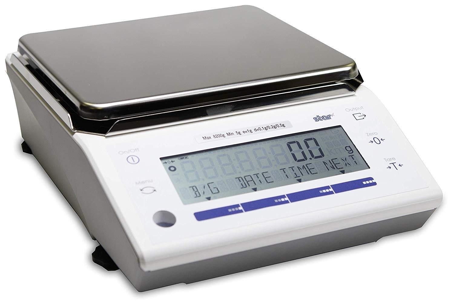 Star Micronics 37967610 mG-S1501 NTEP Scale, 1500 g X 0.1g - Class II (g, oz) Class III (lbs), Bluetooth LE, USB, Serial