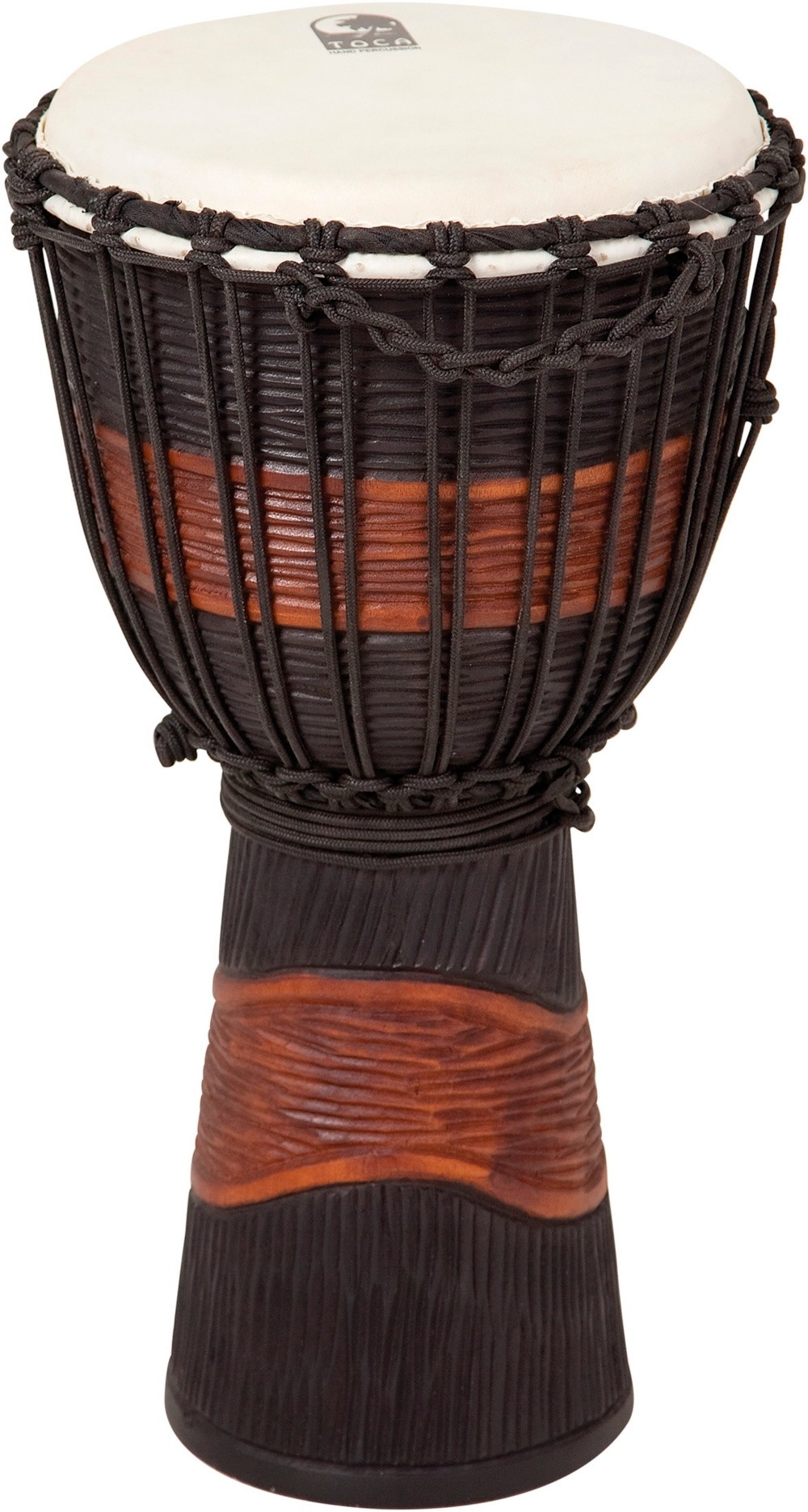 Toca Street Series Djembe Small Black/Brown Finish
