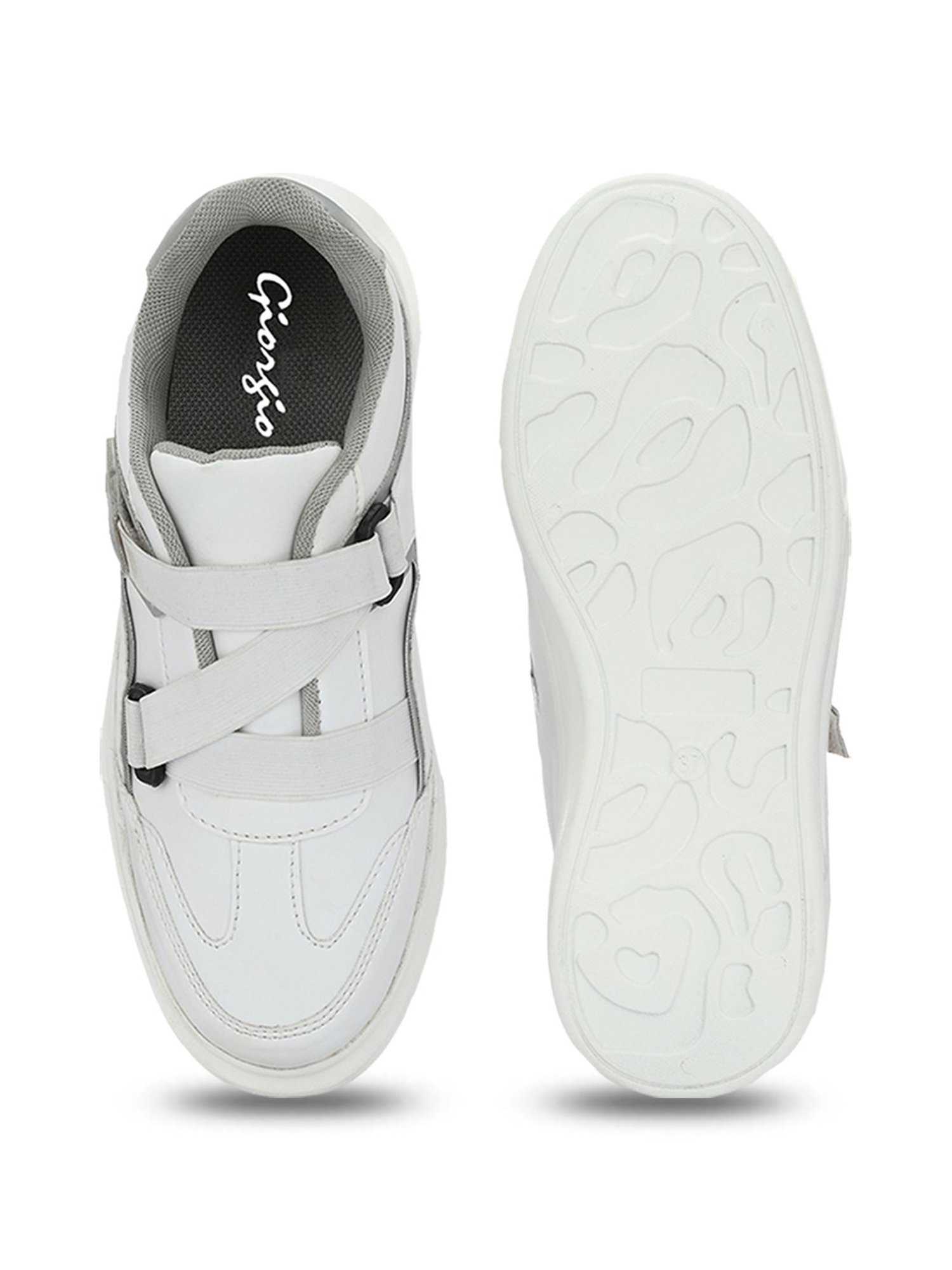 Giorgio Women's White & Grey Sneakers