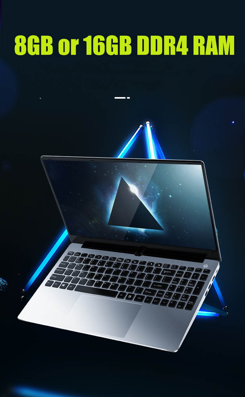 15.6" Silvery Metal  Ultra-thin Business Office Gaming laptop  With Core I7-10510u 1.8GHz Quad Core,Solid State Drive Integrated Graphics,Backlit keyboard win10