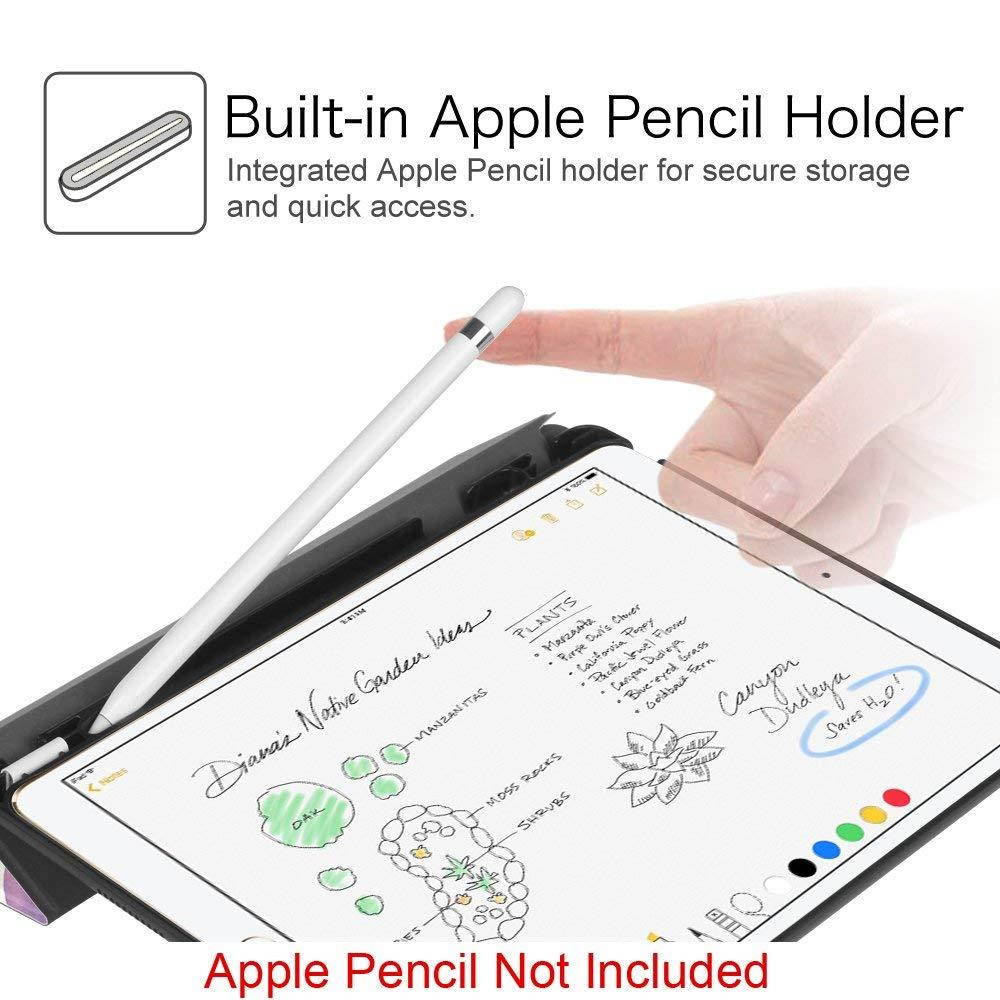 Fintie iPad Pro 10.5 Case with Built-in Apple Pencil Holder - [SlimShell] Ultra Lightweight Standing Protective Cover with Auto Wake/Sleep for Apple iPad Pro 10.5 Inch 2017 Tablet, Moroccan Love