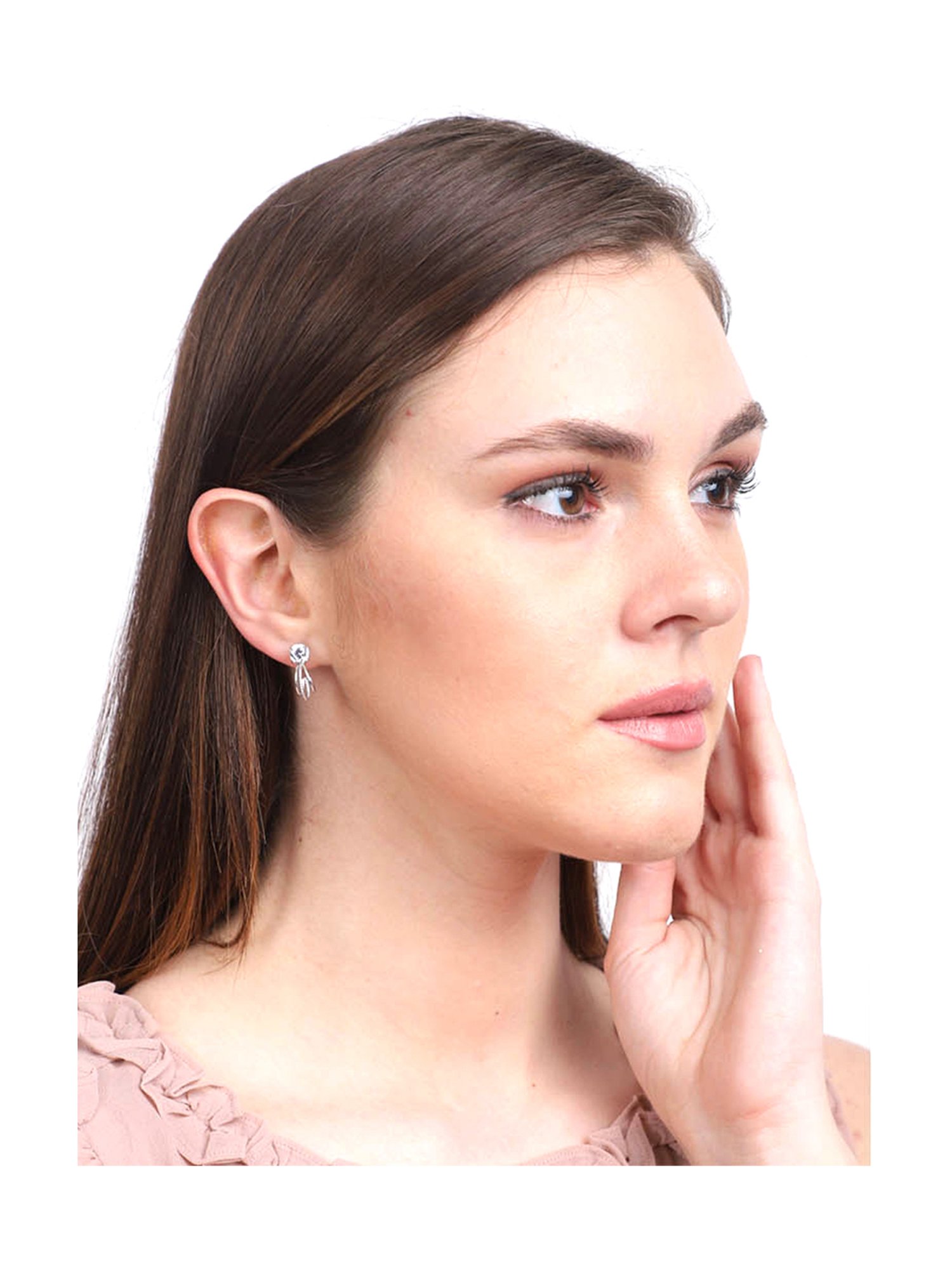 Clara 92.5 Sterling Silver Sophie Earrings for Women