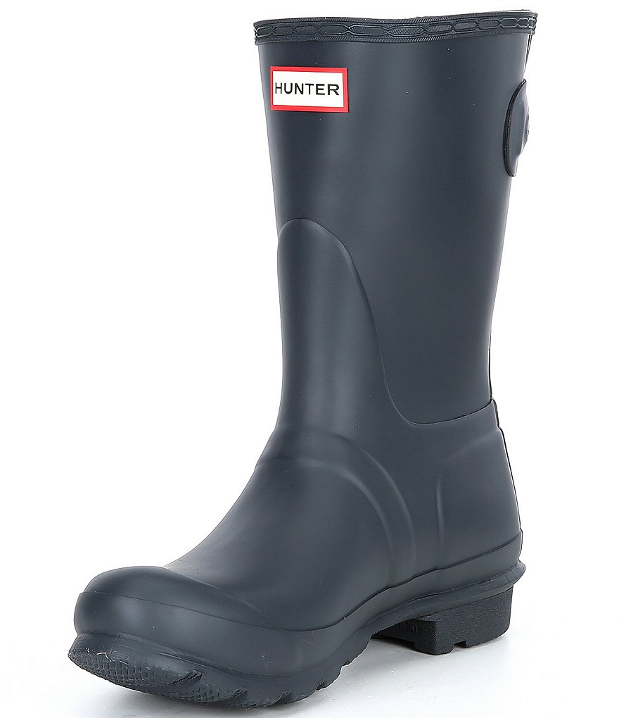 Hunter Original Short Adjustable Back Matte Rain Boots