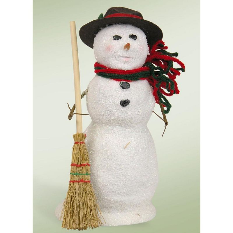 Byers Choice 9.5" Snowman with Broom Collectible Christmas Figure