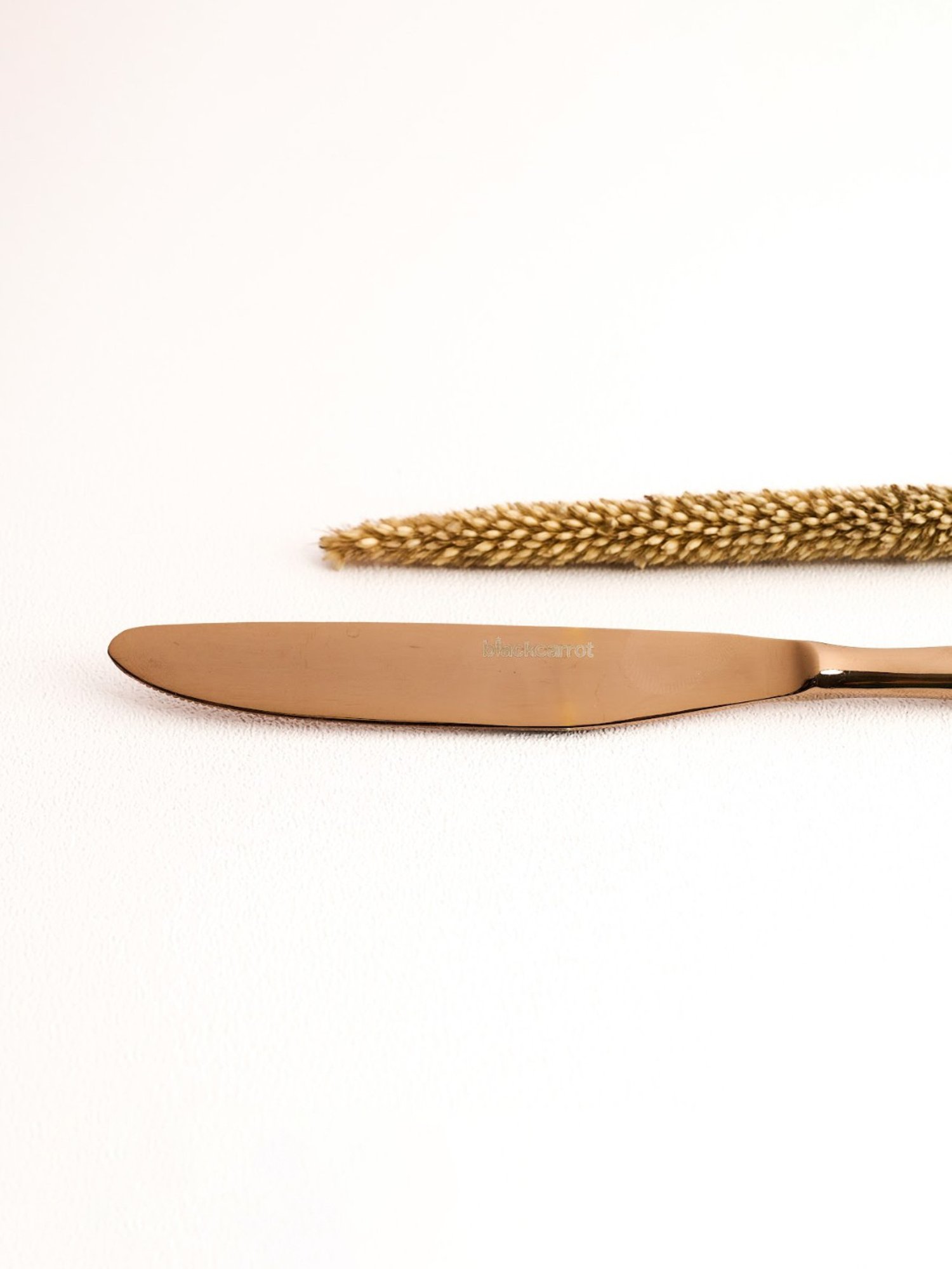 BlackCarrot Rose Gold Stainless Steel Cutlery Set of 3