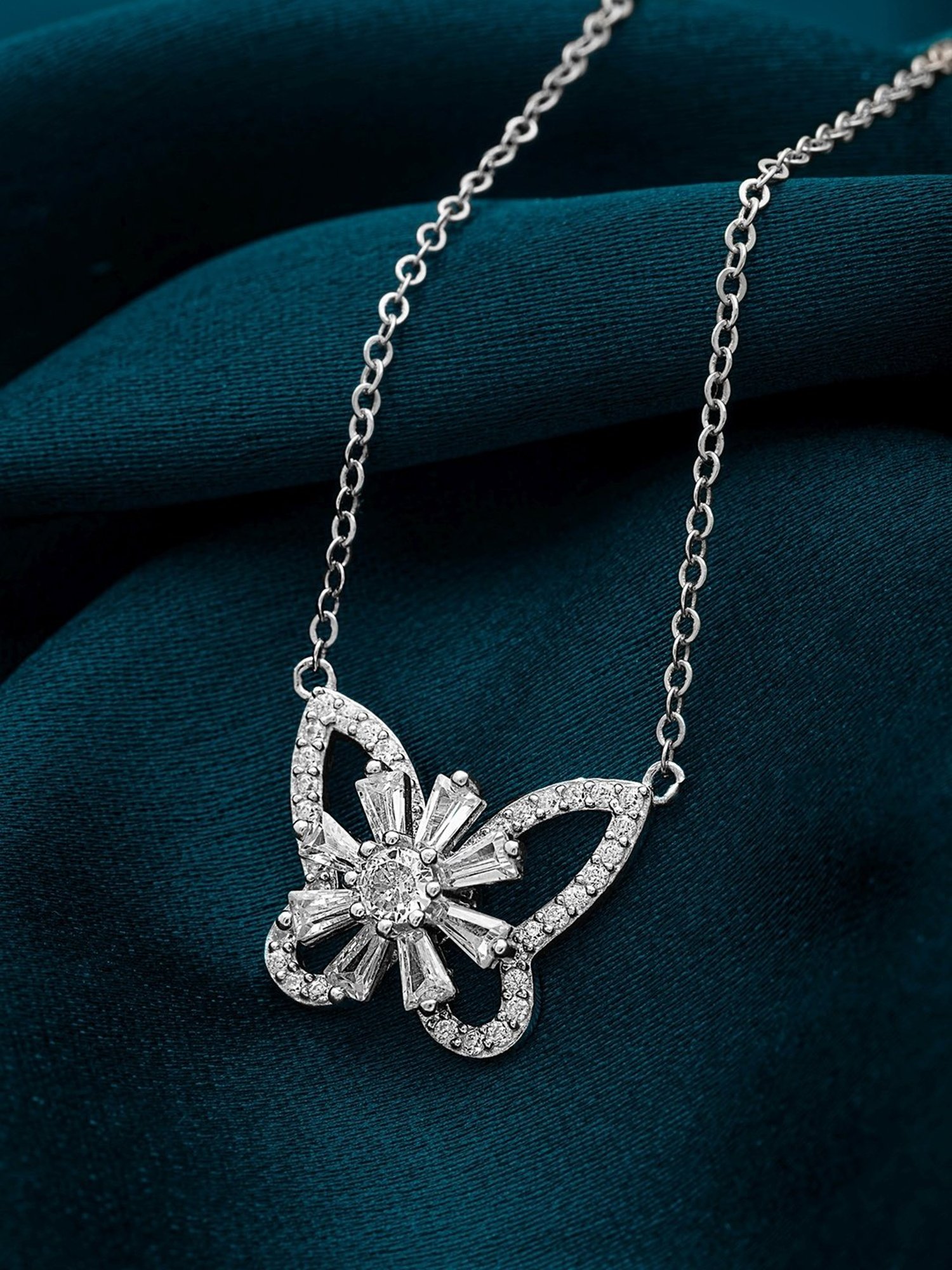 Silberry 92.5 Sterling Silver Butterfly Magic Pendant