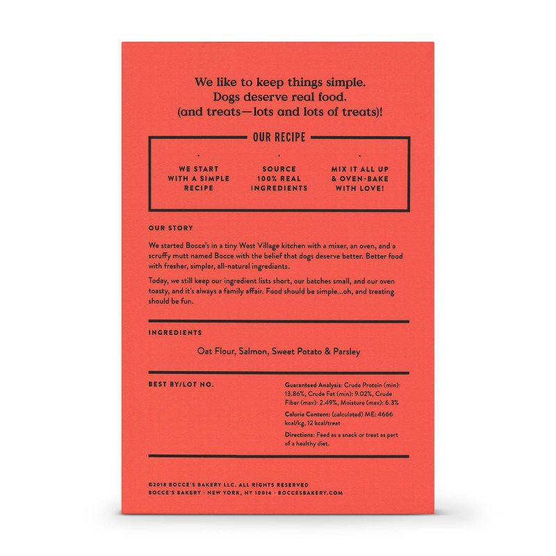 Bocce's Bakery Salmon Basic Wheat Free Dog Treats - 14oz