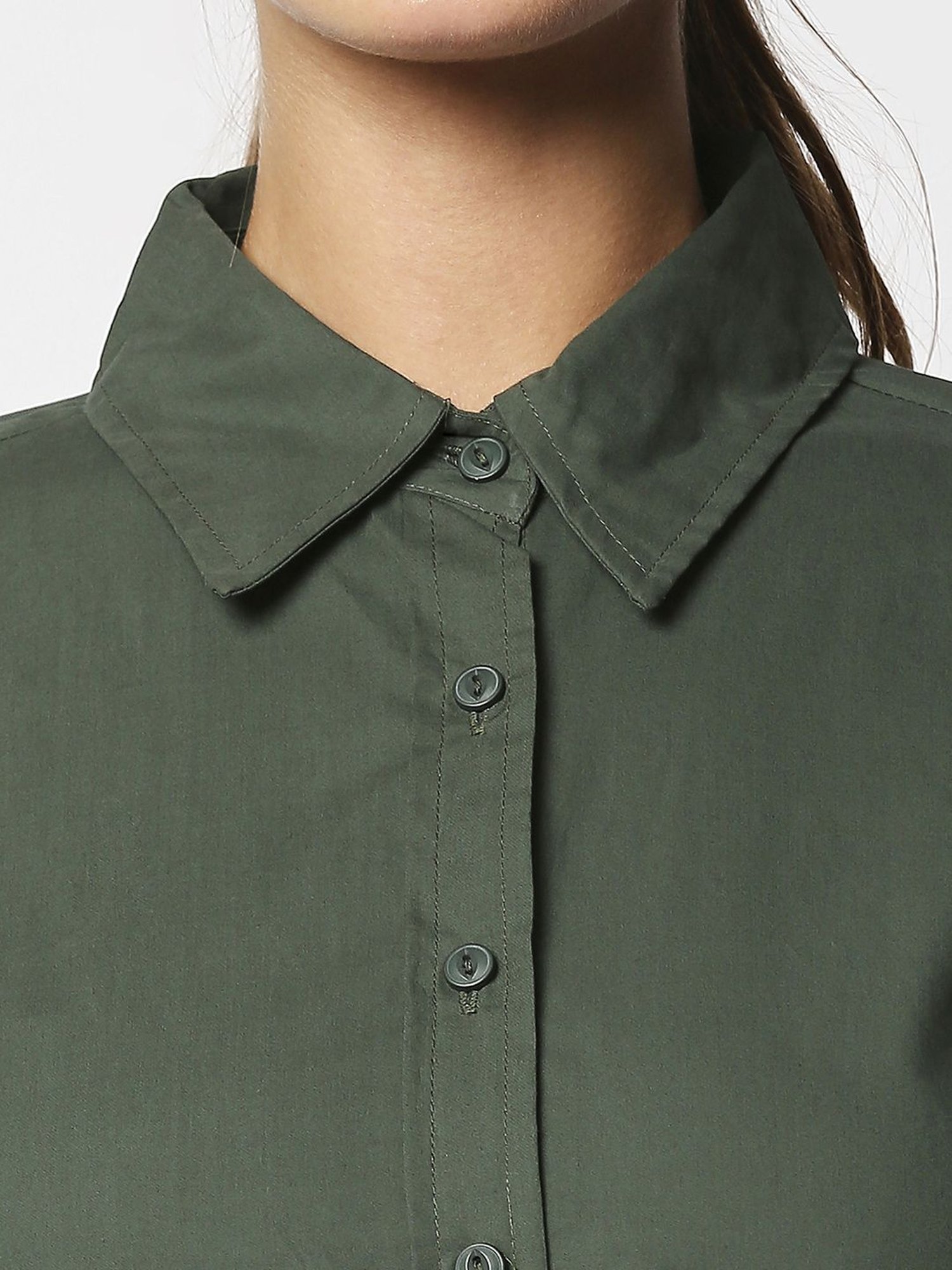 Remanika Green Pure Cotton Shirt