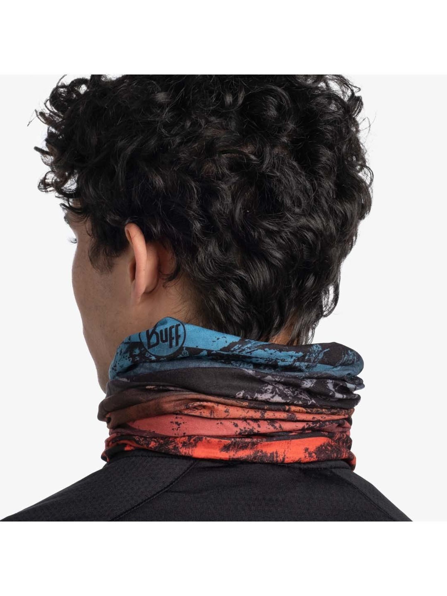 BUFF Original Ecostretch Derlay Blue Printed Bandanas