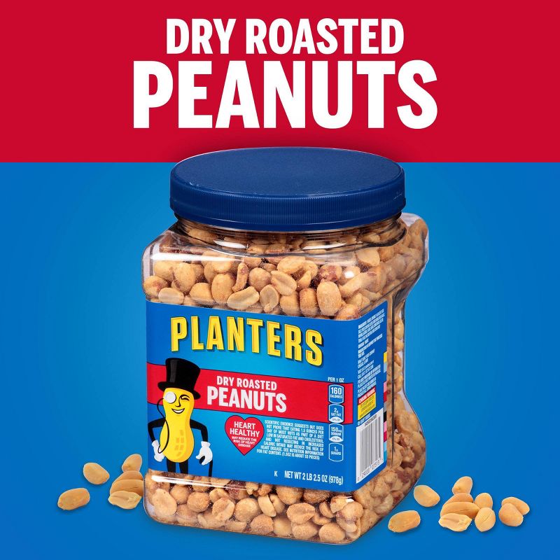 Planters Dry Roasted Peanuts - 34.5oz