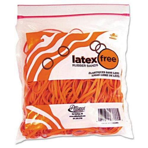 Rubber Bands, Latex-free,3-1/2"x1/8",No.33,Orange,40/BG ALL37338