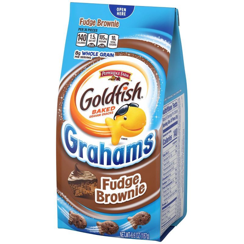 Pepperidge Farm Goldfish Fudge Brownie Grahams Snacks - 6.6oz