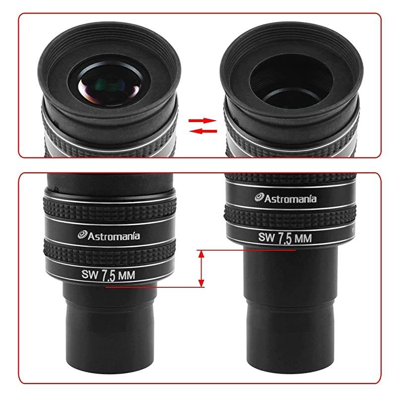 125quot 75mm 58Degree Planetary Eyepiece for Telescope