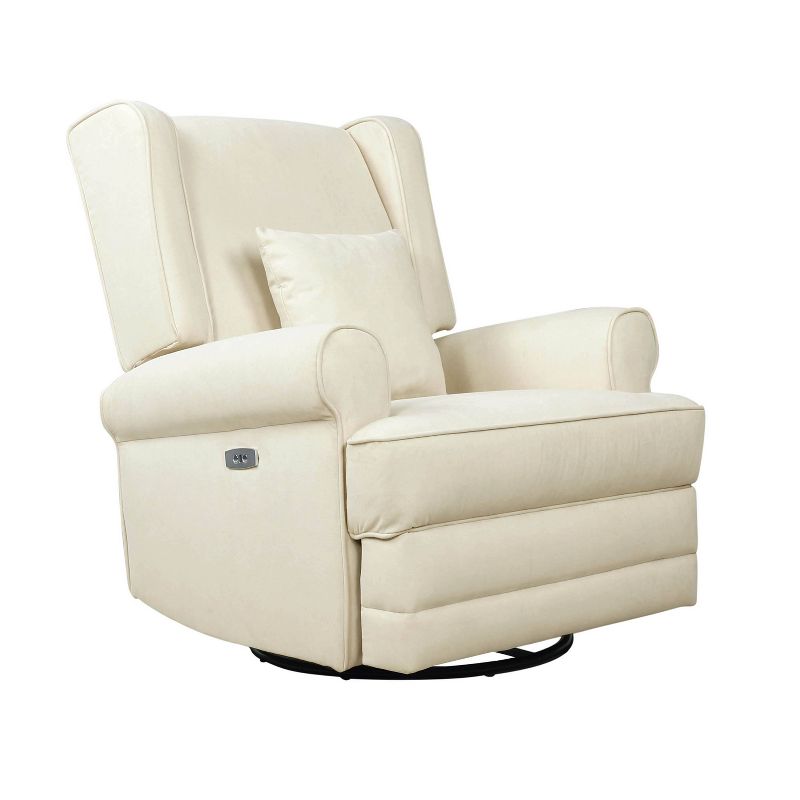 Karla Dubois Sanora Power Accent Chair - White