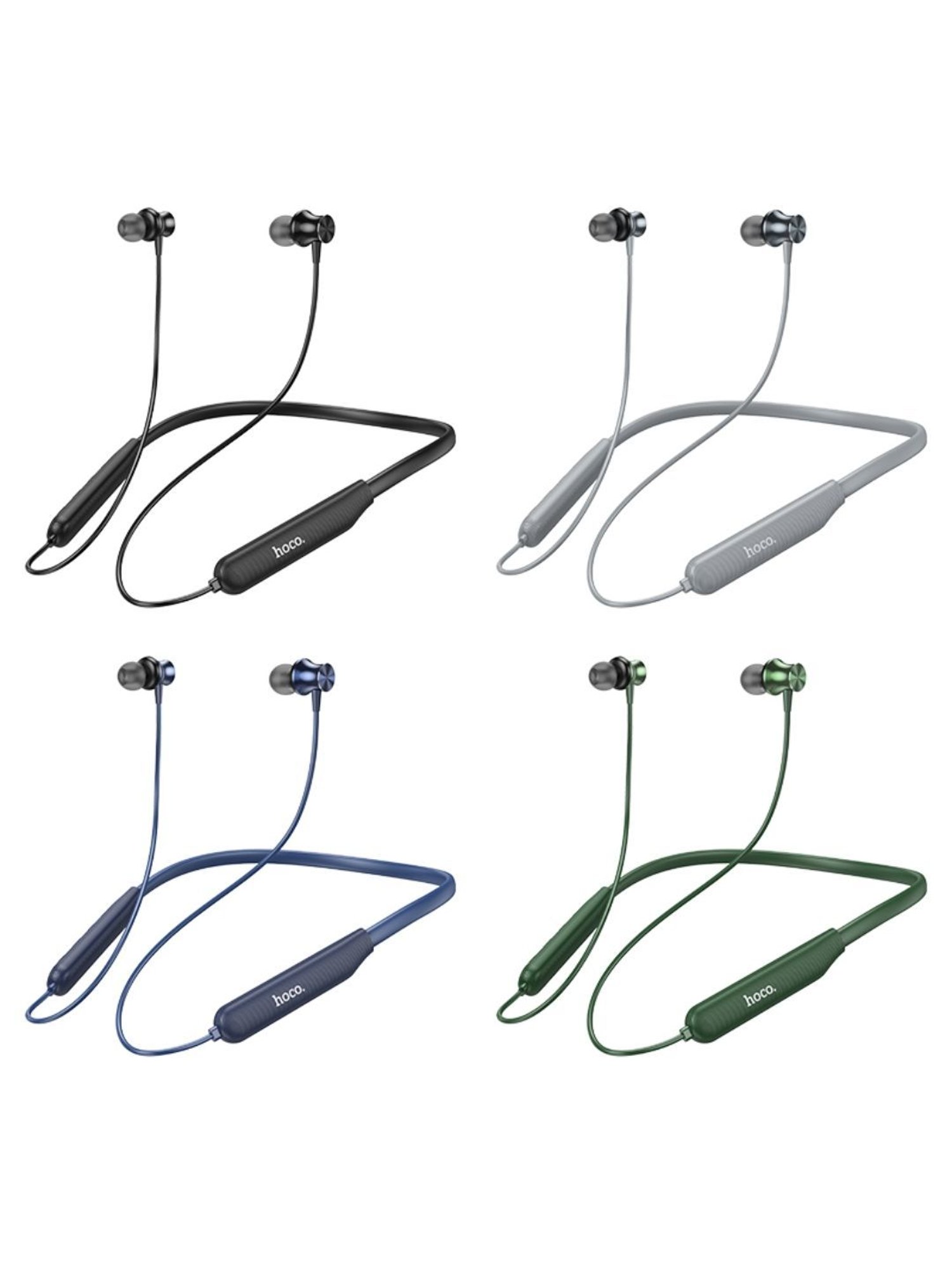 Hoco ES64 Easy Sound Sports Bluetooth Neckband (Navy Blue)