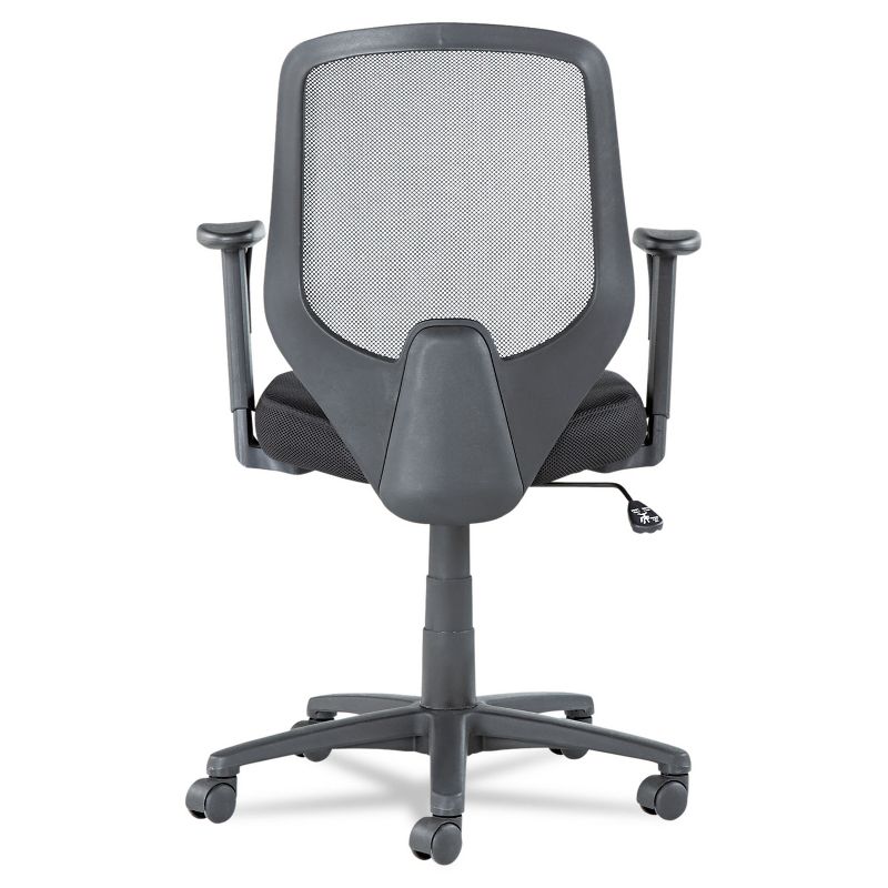 Oif Swivel/Tilt Mesh Mid-Back Chair Height Adjustable T-Bar Arms Black CD4218