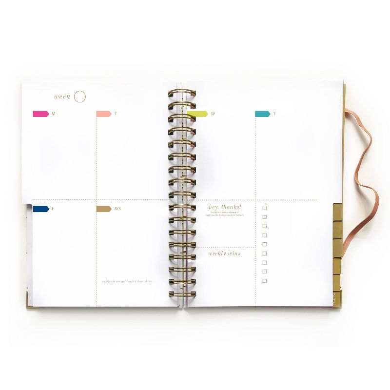 Undated Spiral Planner 6.25" x 9" Weekly Masterpiece - lake + loft