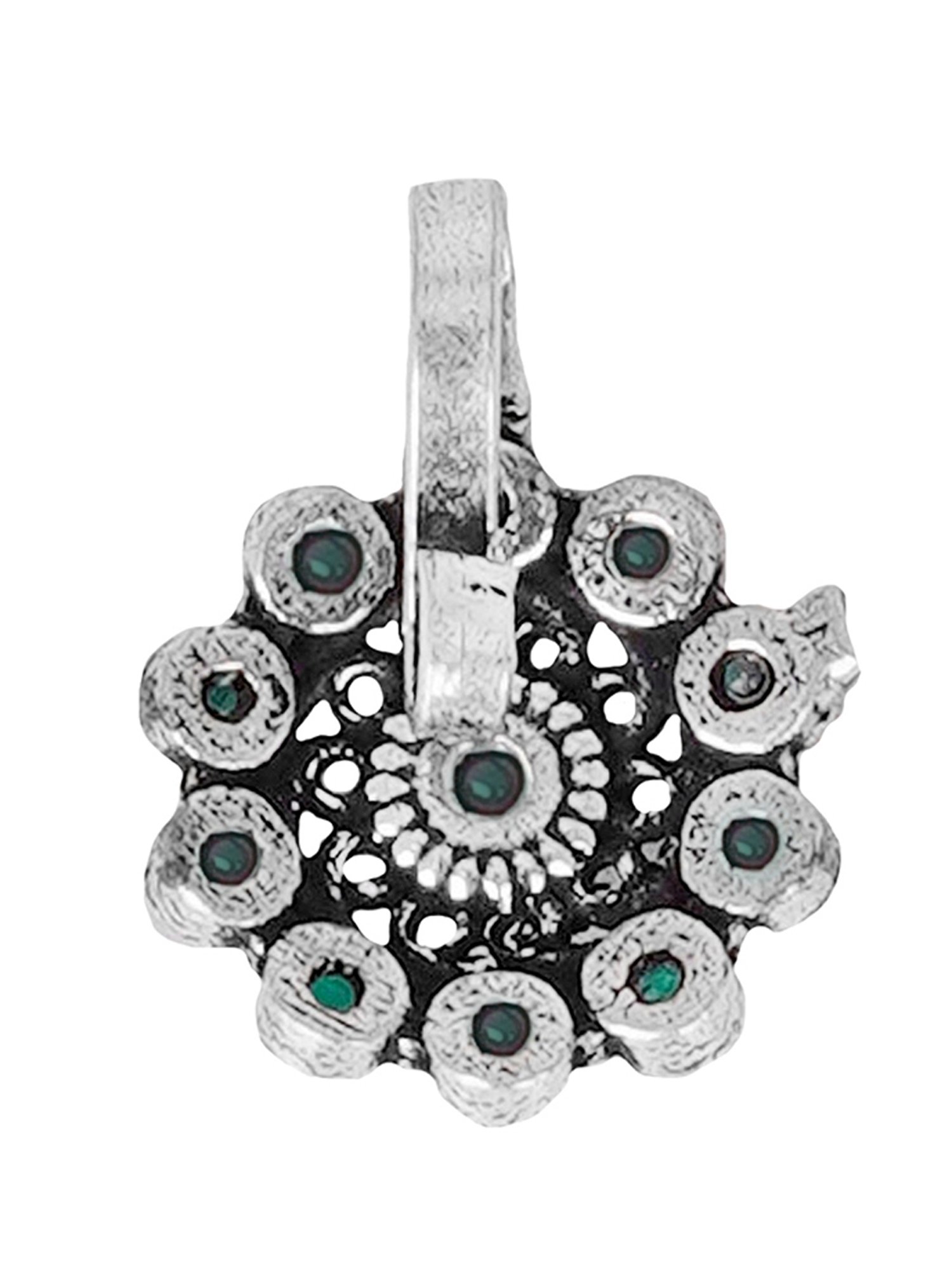 Teejh Aahna Silver Nose Ring