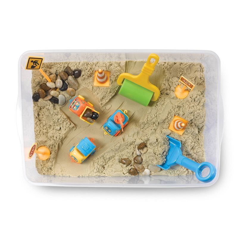 Construction Zone Sensory Bin - Creativity for Kids