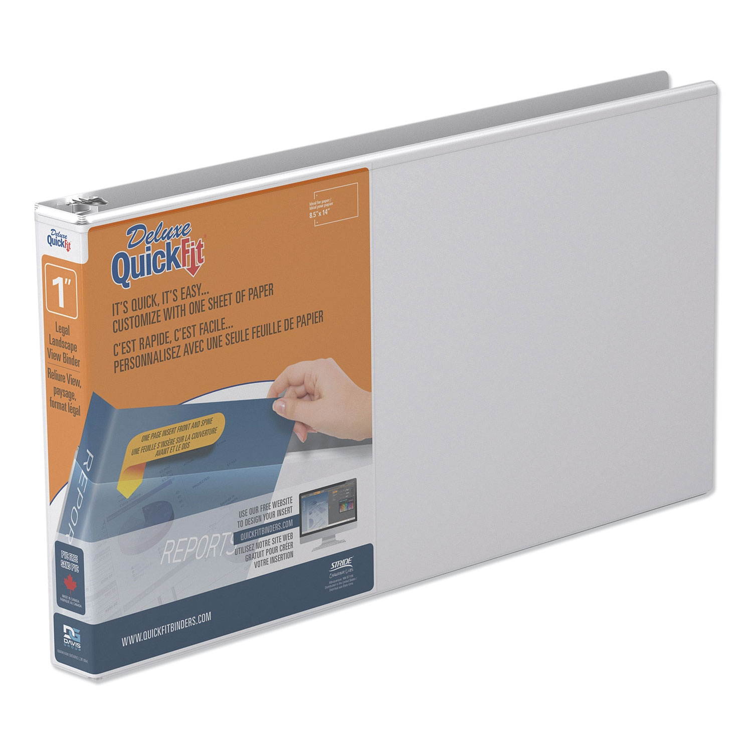 Stride QuickFit Ledger Binder