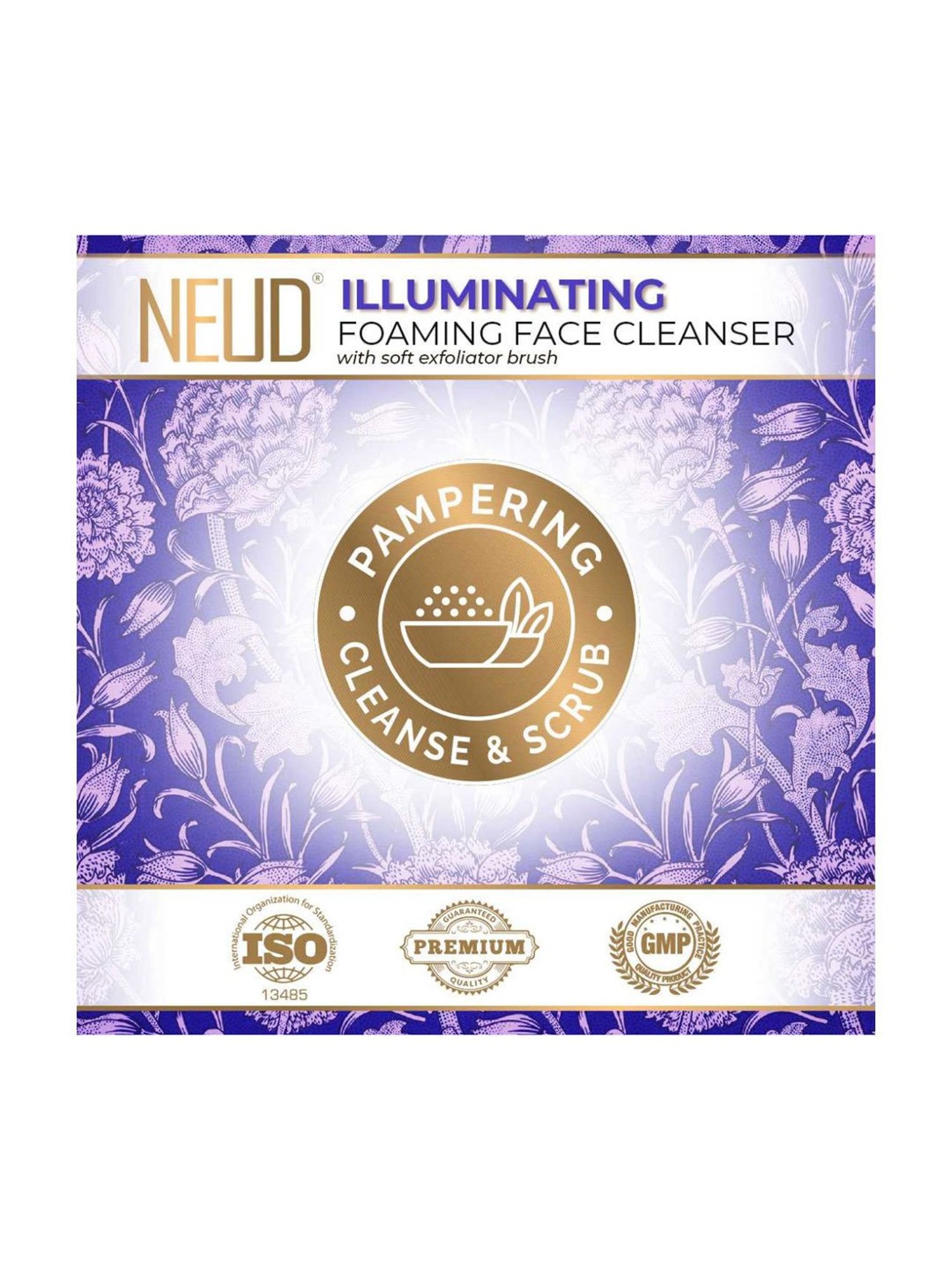 NEUD Illuminating Foaming Face Cleanser - 150 ml Each (Pack of 2)