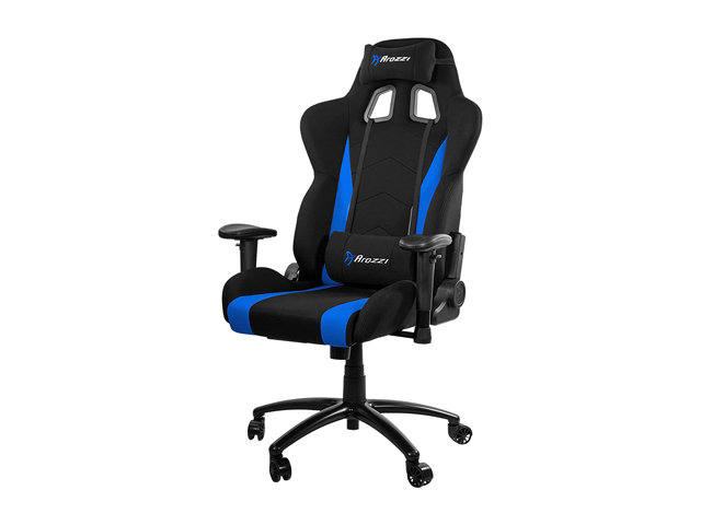 Arozzi Inizio Gaming Chair (Blue) - Ergonomic, Metal Frame, Adjustable Pillows, INIZIO-FB-BLUE