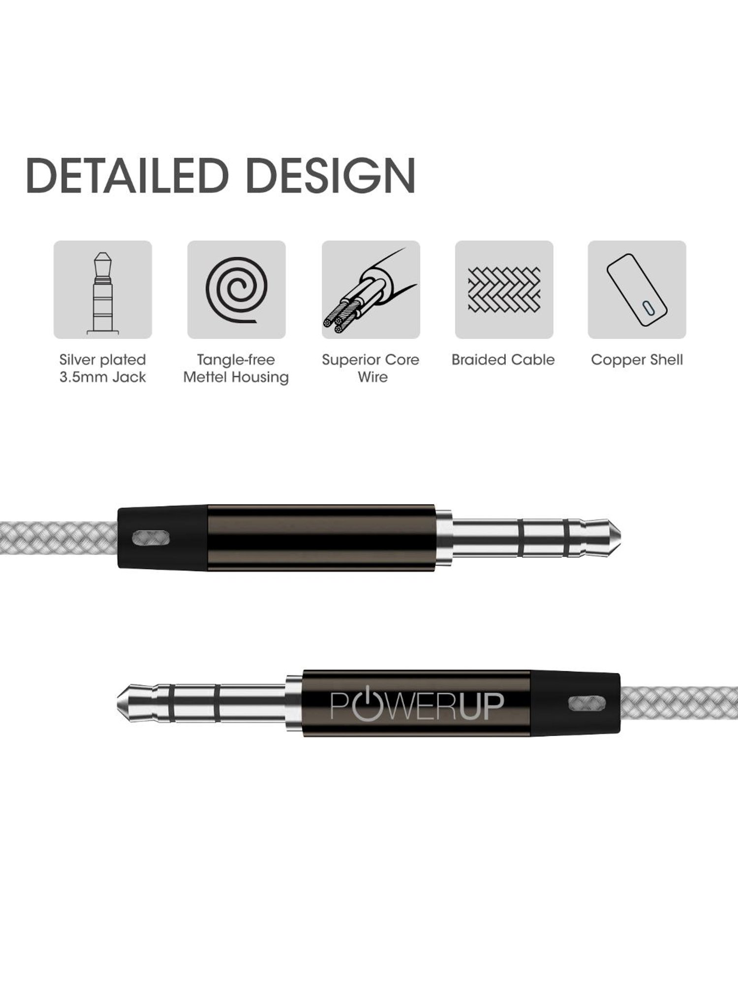 Moerdon MUC-C4C100W 100 Watt Fast Charging Data transfer Cable (Black)